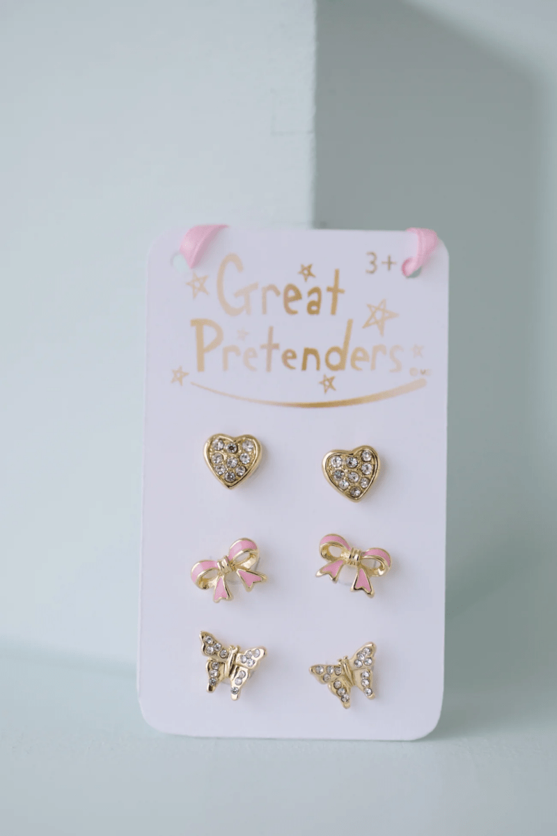 Boutique Dazzle Studded Earrings-Dress Up & Jewelry-Tools 4 Teaching-Classroom Decor and More