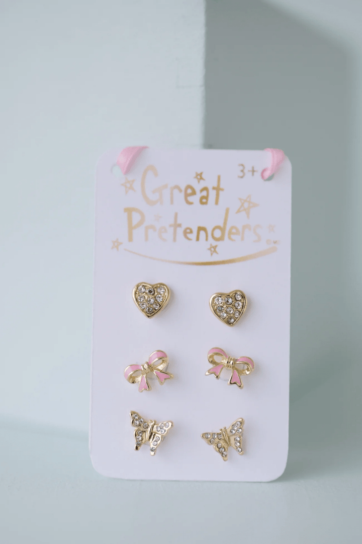 Boutique Dazzle Studded Earrings-Dress Up & Jewelry-Tools 4 Teaching-Classroom Decor and More