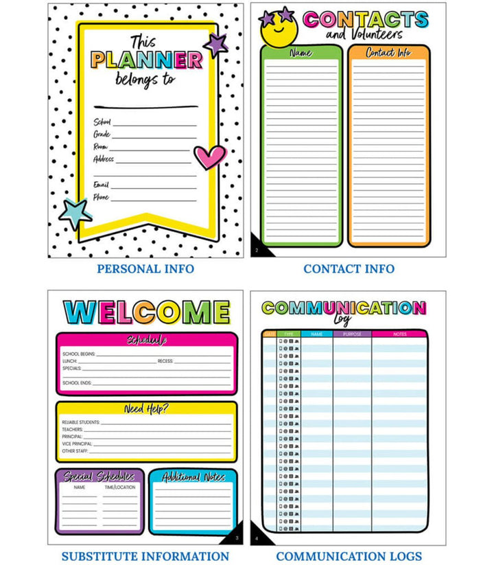 Kind Vibes Teacher Planner Spiral Bound-Record & Plan Books-Tools 4 Teaching-Classroom Decor and More