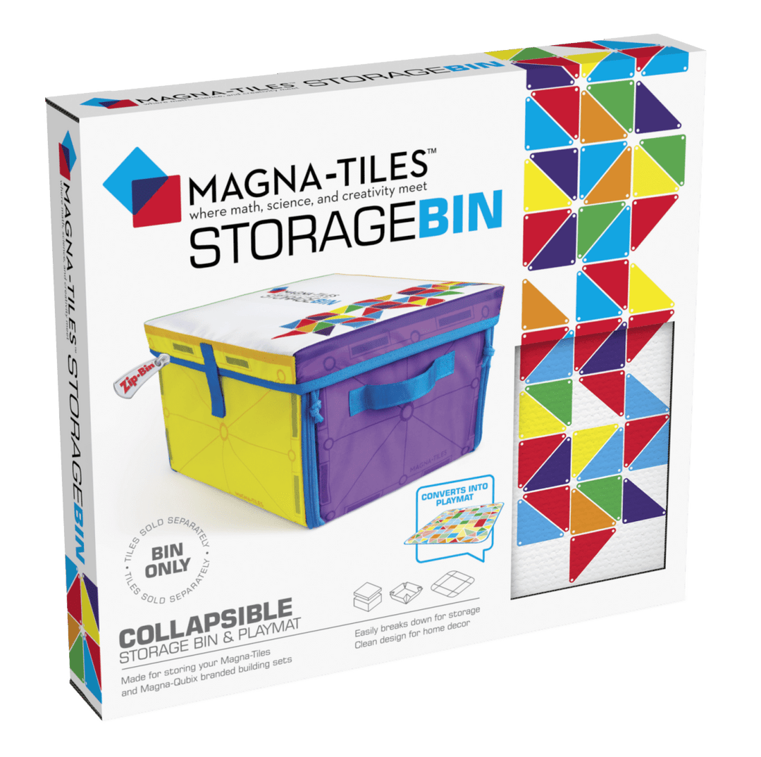 Magna-Tiles® Storage Bin & Interactive Play-Mat-Magnatiles-Tools 4 Teaching-Classroom Decor and More