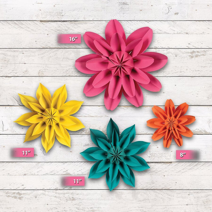 Beautiful Brights Paper Flowers-Accents-Tools 4 Teaching-Classroom Decor and More