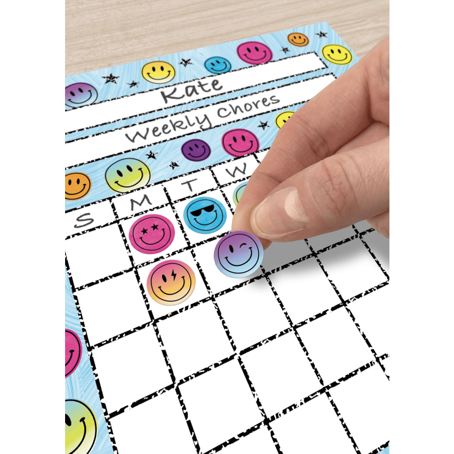 Brights 4Ever Smiley Faces Mini Stickers-Stickers-Tools 4 Teaching-Classroom Decor and More