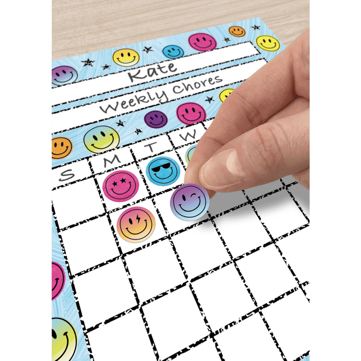 Brights 4Ever Smiley Faces Mini Stickers-Stickers-Tools 4 Teaching-Classroom Decor and More