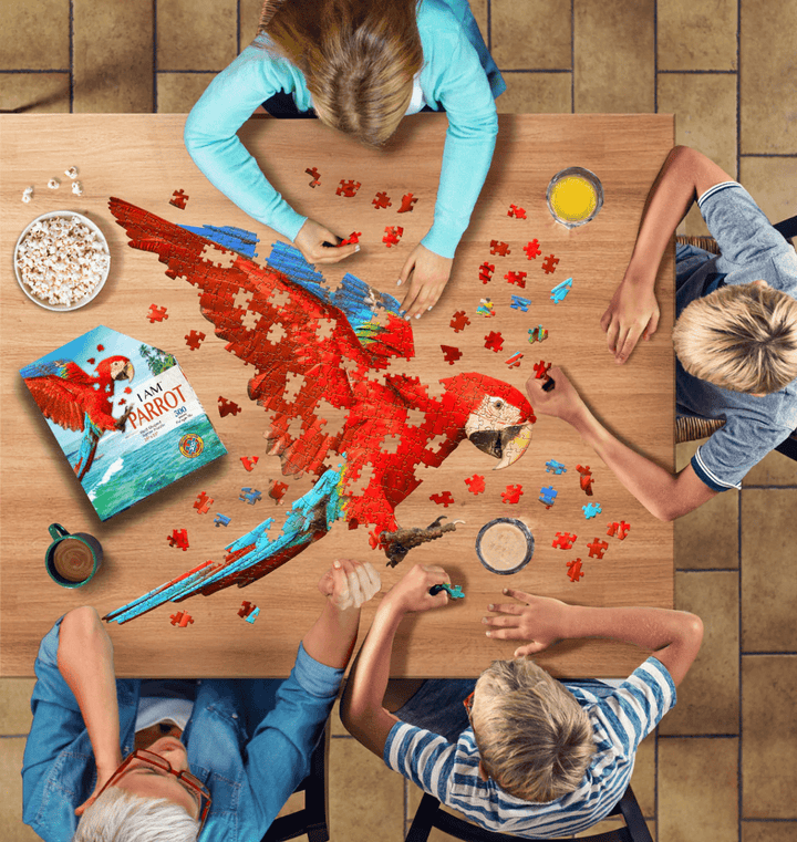 *I AM PARROT 300 pcs Puzzle-Puzzles-Tools 4 Teaching-Classroom Decor and More