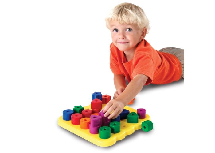 Stacking Shapes Pegboard-Fine Motor-Tools 4 Teaching-Classroom Decor and More