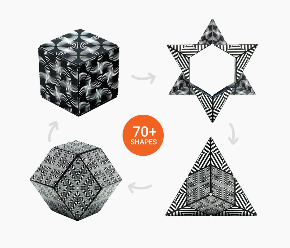 *Shashibo Original Shashibo Series: Black & White-Fidgets-Tools 4 Teaching-Classroom Decor and More