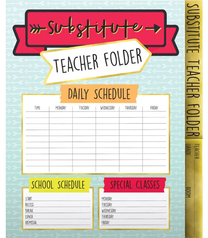 Aim High Substitute Teacher Folder-Classroom Essentials-Tools 4 Teaching-Classroom Decor and More