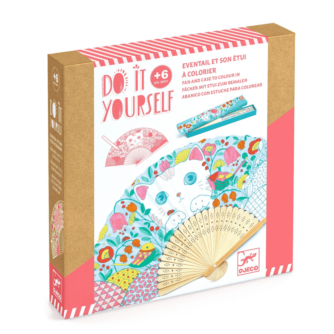 Koneko DIY Fan and Case Craft Kit-Craft Activity-Tools 4 Teaching-Classroom Decor and More