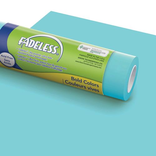 Fadeless® Bulletin Board Art Paper 47.25" X 12' - Lite Blue-Bulletin Board Paper - Fadeless-Tools 4 Teaching-Classroom Decor and More