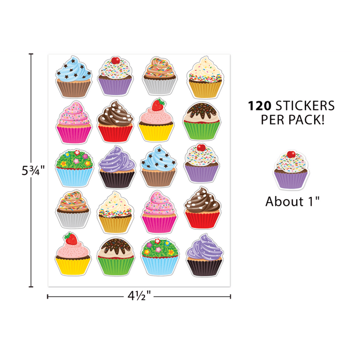Cupcake Stickers-Stickers-Tools 4 Teaching-Classroom Decor and More