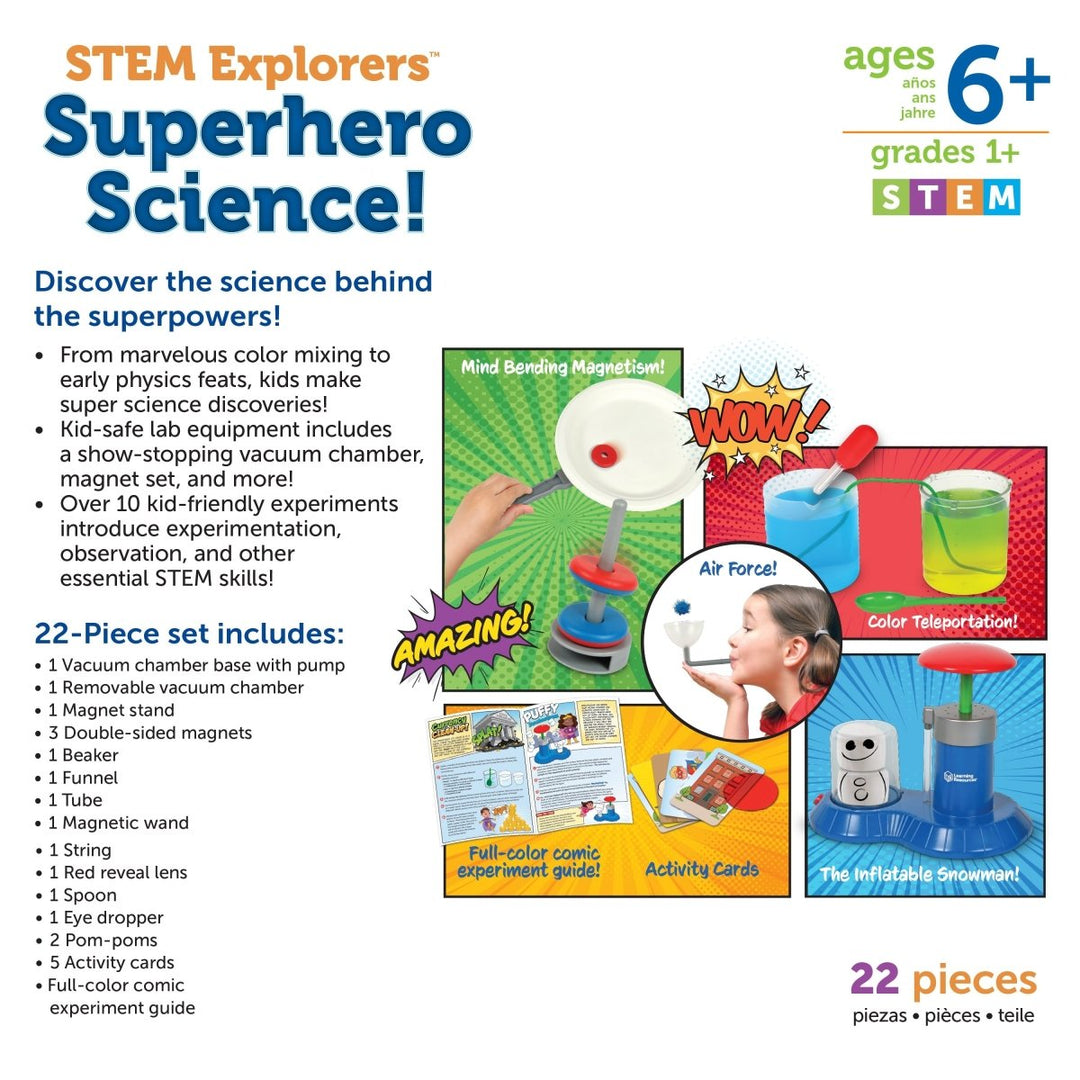STEM Explorers™ Super Hero Science Set-Science & STEM-Tools 4 Teaching-Classroom Decor and More