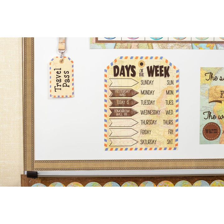 Burlap Magnetic Border-Magnetic-Tools 4 Teaching-Classroom Decor and More