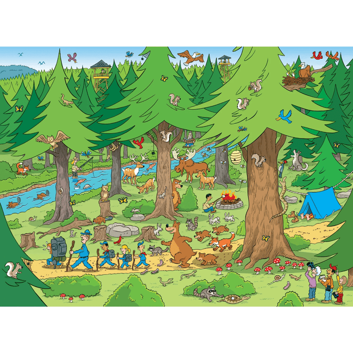 101 Things to Spot in the Woods - 101 Piece Jigsaw Puzzle-Puzzles-Tools 4 Teaching-Classroom Decor and More