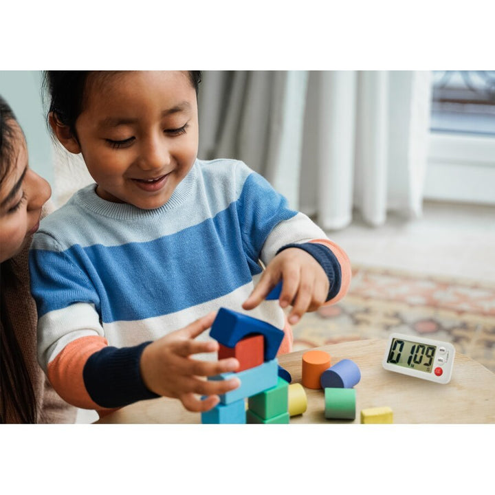 White Magnetic Digital Classroom Timer-Classroom Essentials-Tools 4 Teaching-Classroom Decor and More