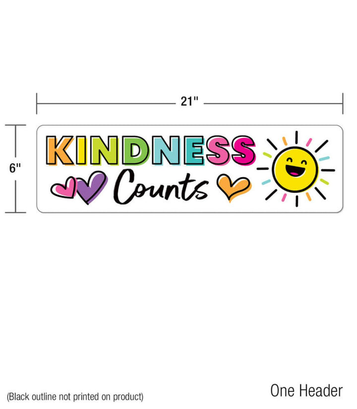 Kind Vibes Kindness Counts Mini Bulletin Board Set-Mini Bulletin Boards-Tools 4 Teaching-Classroom Decor and More