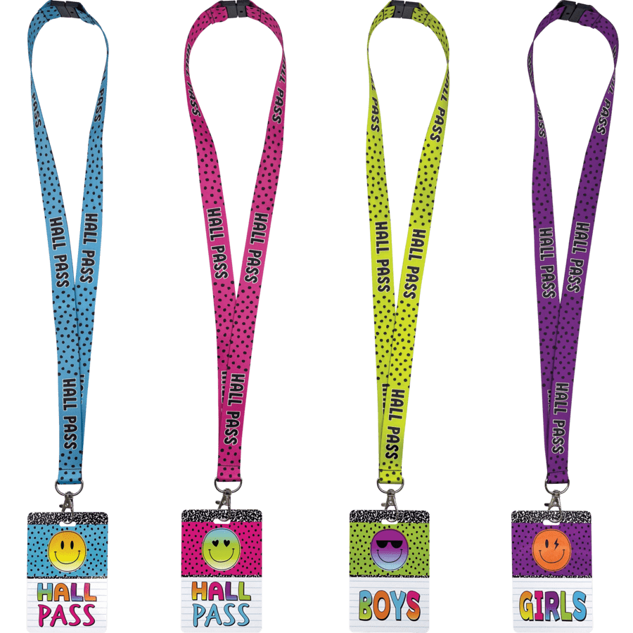 Brights 4Ever Hall Pass Lanyards-Hall Passes-Tools 4 Teaching-Classroom Decor and More