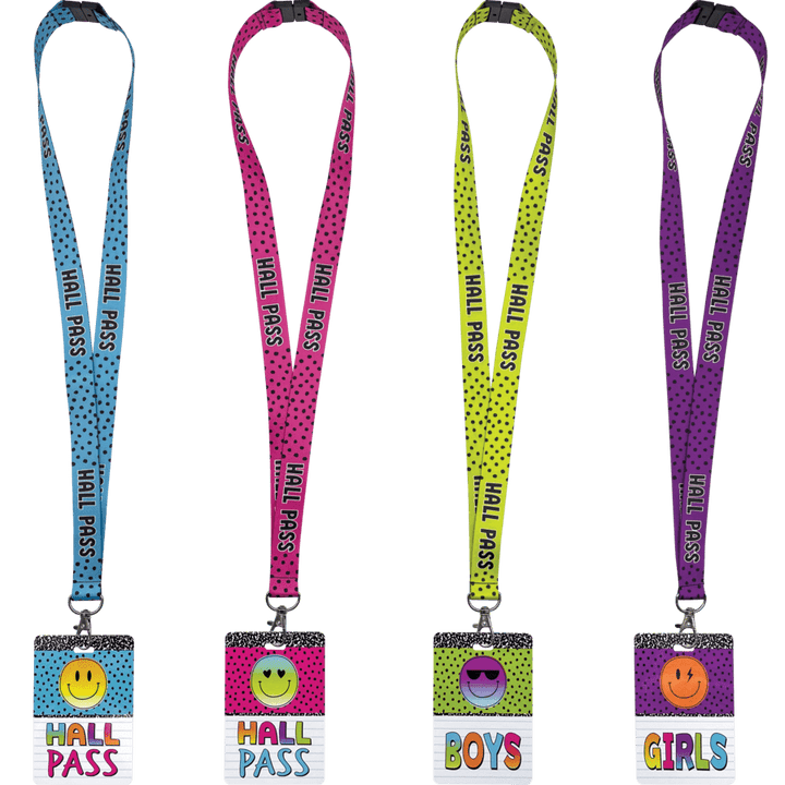 Brights 4Ever Hall Pass Lanyards-Hall Passes-Tools 4 Teaching-Classroom Decor and More