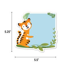 Jungle Friends 6" Designer Cut-Outs-Accents-Tools 4 Teaching-Classroom Decor and More