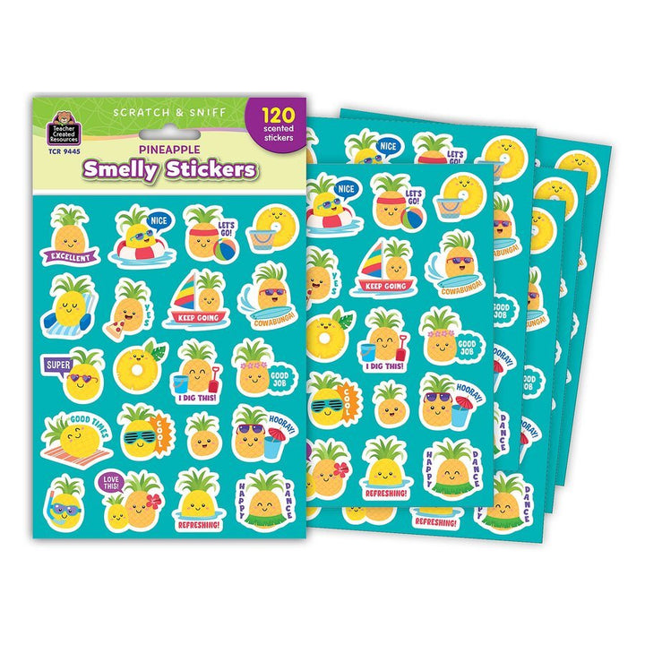 PIneapple Smelly Stickers-Stickers-Tools 4 Teaching-Classroom Decor and More