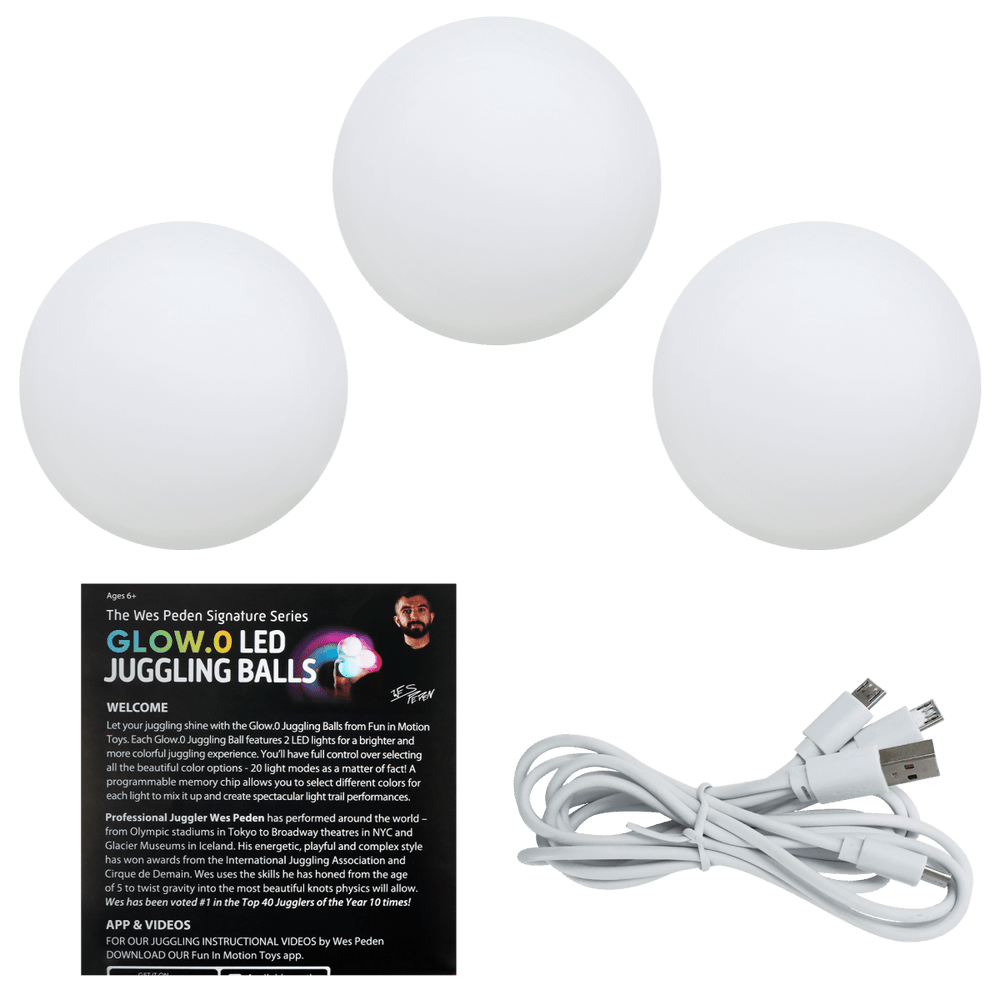 *Wes Peden Glow.0 LED Juggling Balls-Active Play-Tools 4 Teaching-Classroom Decor and More