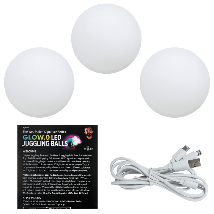 *Wes Peden Glow.0 LED Juggling Balls-Active Play-Tools 4 Teaching-Classroom Decor and More