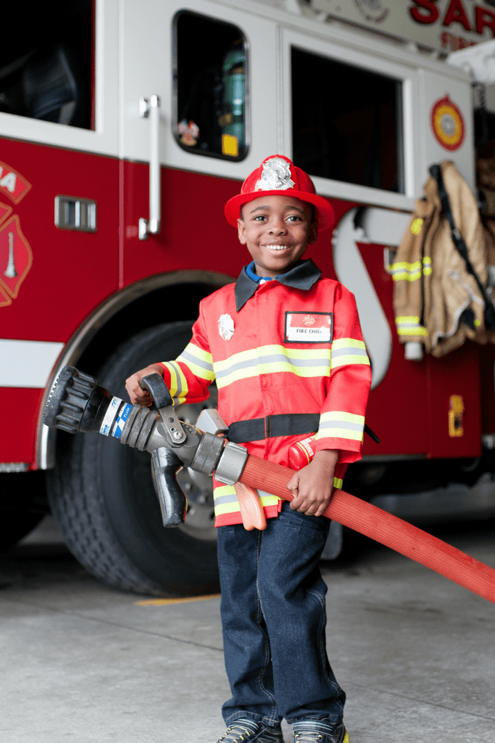 Firefighter with Accessories, Size 5-6-Dress Up & Jewelry-Tools 4 Teaching-Classroom Decor and More