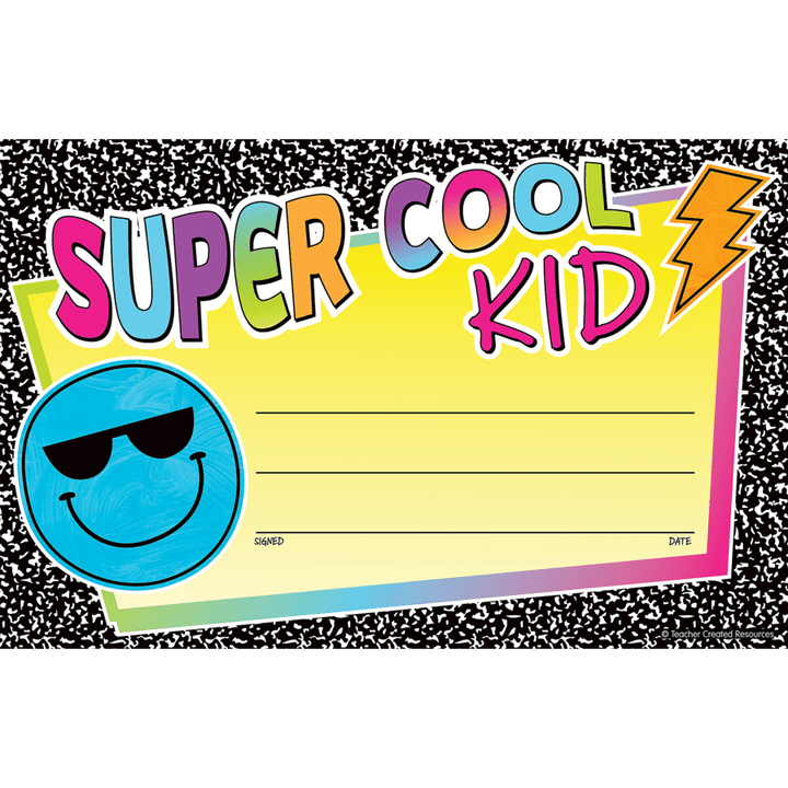 Brights 4Ever Super Cool Kid Awards-Awards-Tools 4 Teaching-Classroom Decor and More