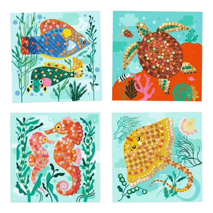 Caribbean Mosaic Collage Craft Kit-Craft Activity-Tools 4 Teaching-Classroom Decor and More