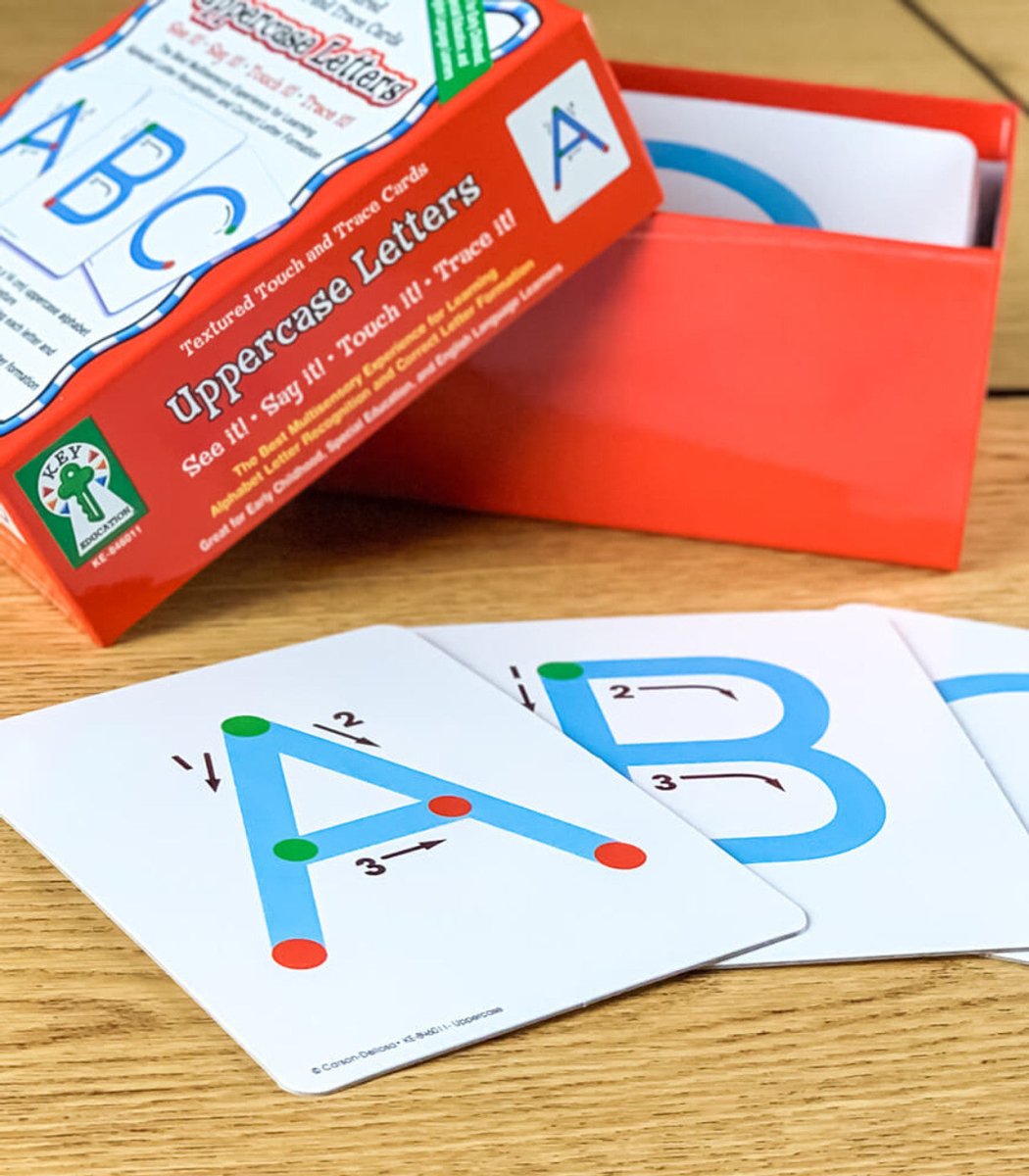 Textured Touch and Trace: Uppercase Manipulative Grade PK - 3 - Tools 4 Teaching
