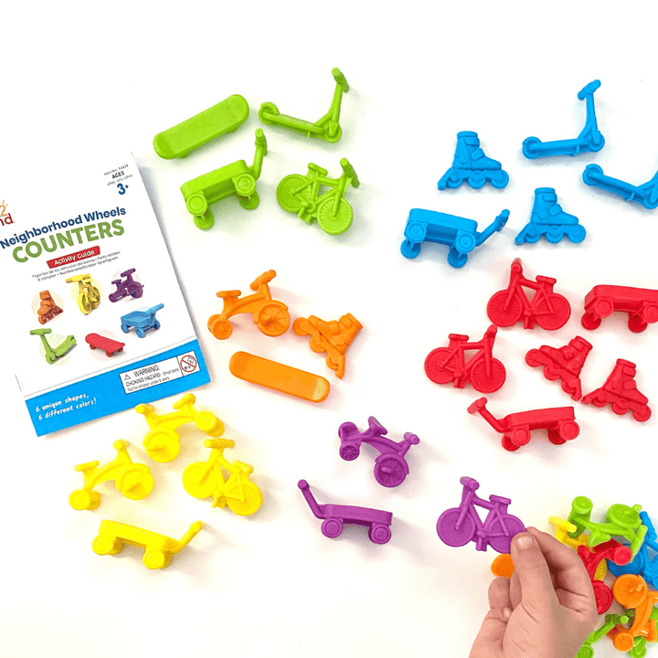 Neighborhood Wheels Counters-Numbers, Counting & Sorting-Tools 4 Teaching-Classroom Decor and More