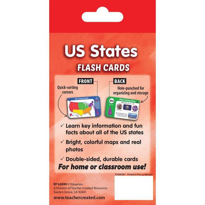 US States Flash Cards-Flashcards-Tools 4 Teaching-Classroom Decor and More