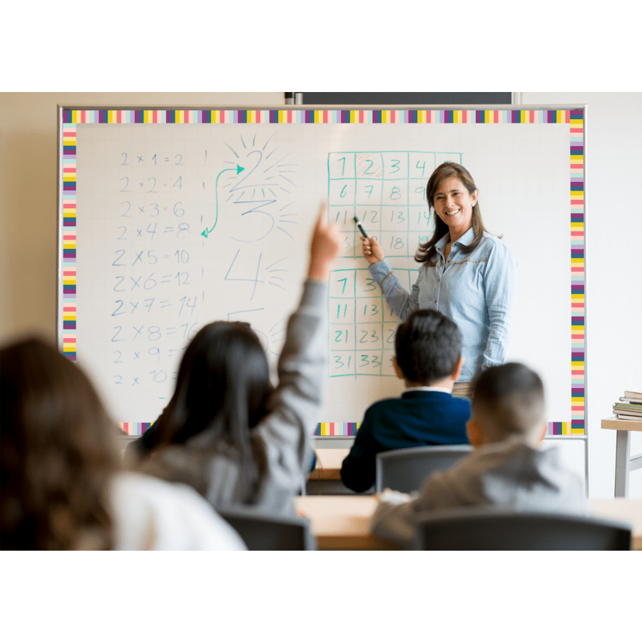 *Oh Happy Day Stripes Magnetic Border-Magnetic-Tools 4 Teaching-Classroom Decor and More