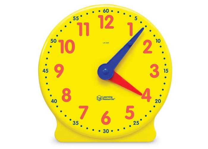 Big Time™ Demonstration Clock-Time & Money-Tools 4 Teaching-Classroom Decor and More
