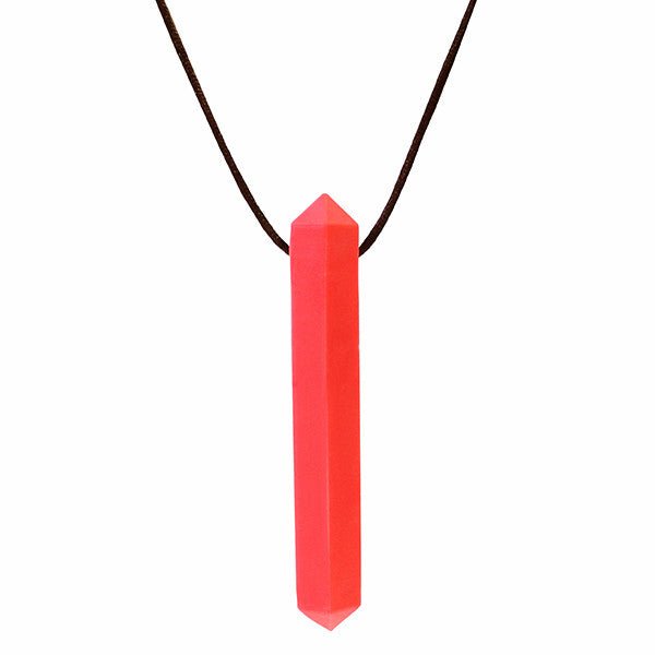 Ark's Krypto-Bite® Chewable Gem Necklace - Red, Standard-Sensory Play-Tools 4 Teaching-Classroom Decor and More