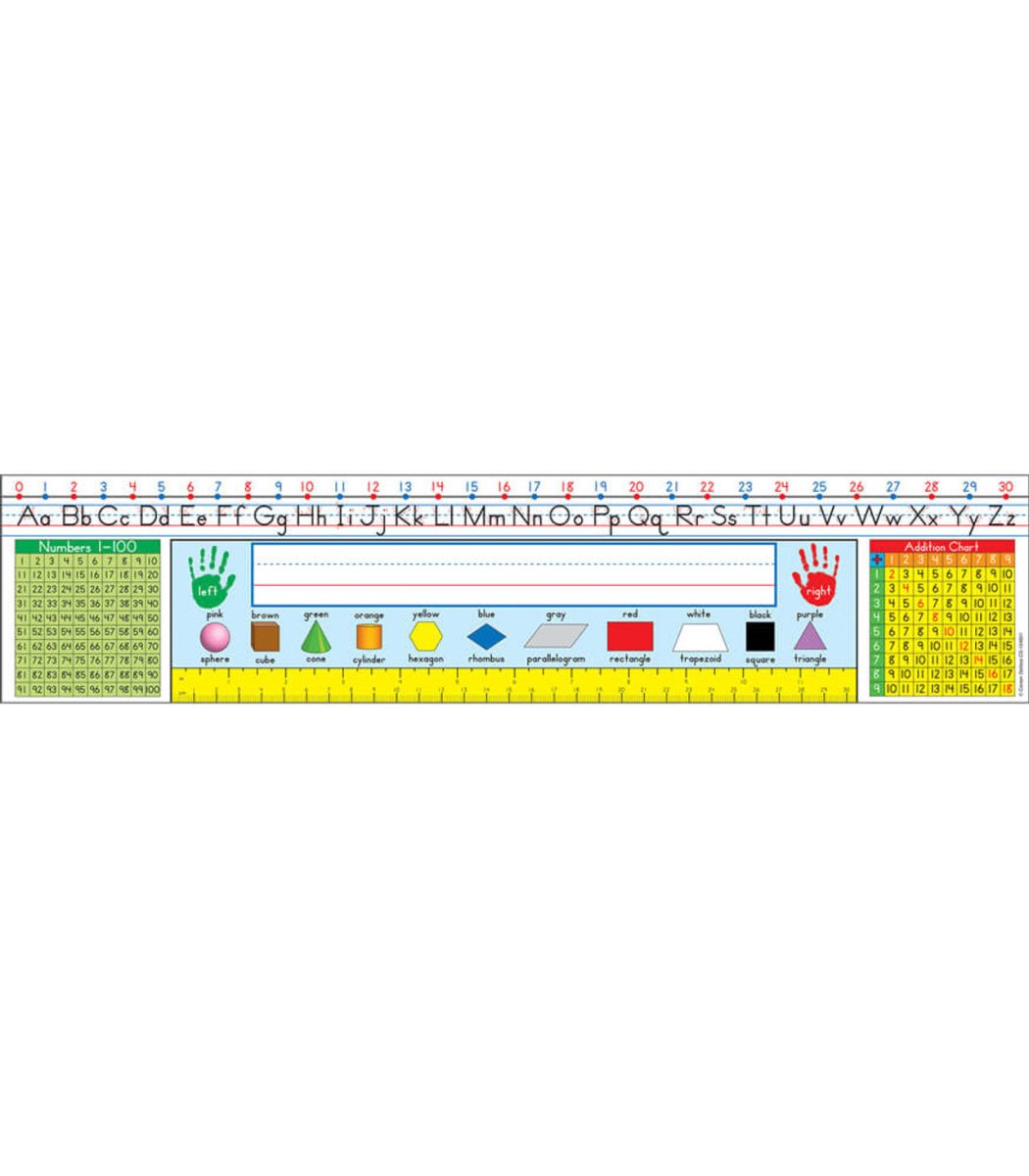 Traditional Manuscript Nameplates Grade 1-3-Nameplates & Name Tags-Tools 4 Teaching-Classroom Decor and More