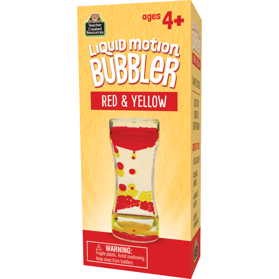 *Red & Yellow Liquid Motion Bubbler-Sensory-Tools 4 Teaching-Classroom Decor and More