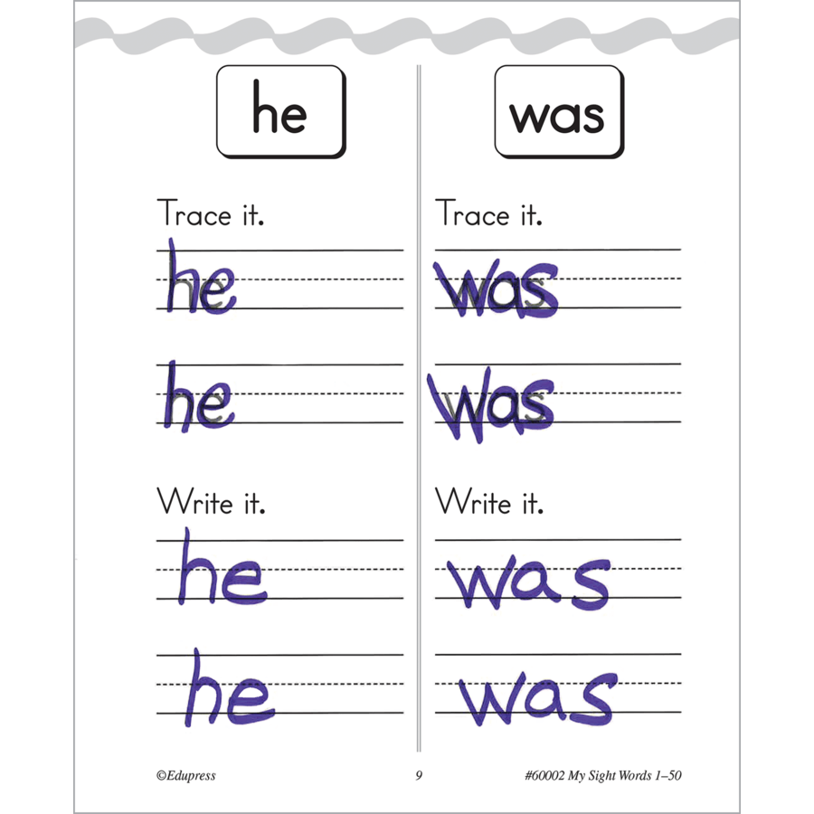 My Sight Words 1-50 Book-Subjects - Reading - Reading Books-Tools 4 Teaching-Classroom Decor and More