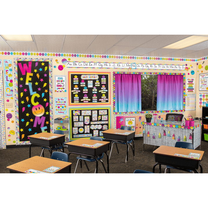 Brights 4Ever Alphabet Line Bulletin Board-Bulletin Board Sets-Tools 4 Teaching-Classroom Decor and More