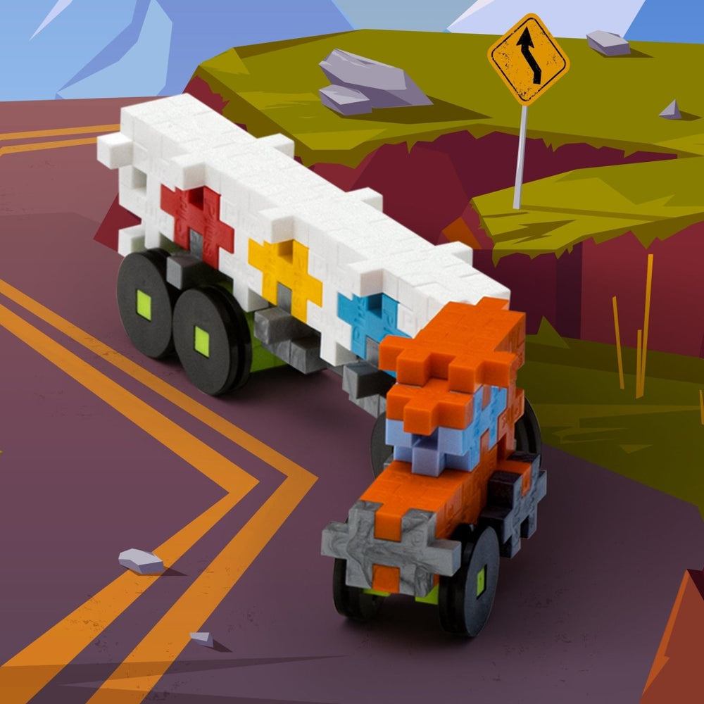 PLUS PLUS® Tube - 70 PC - Semi Truck-Plus Plus-Tools 4 Teaching-Classroom Decor and More