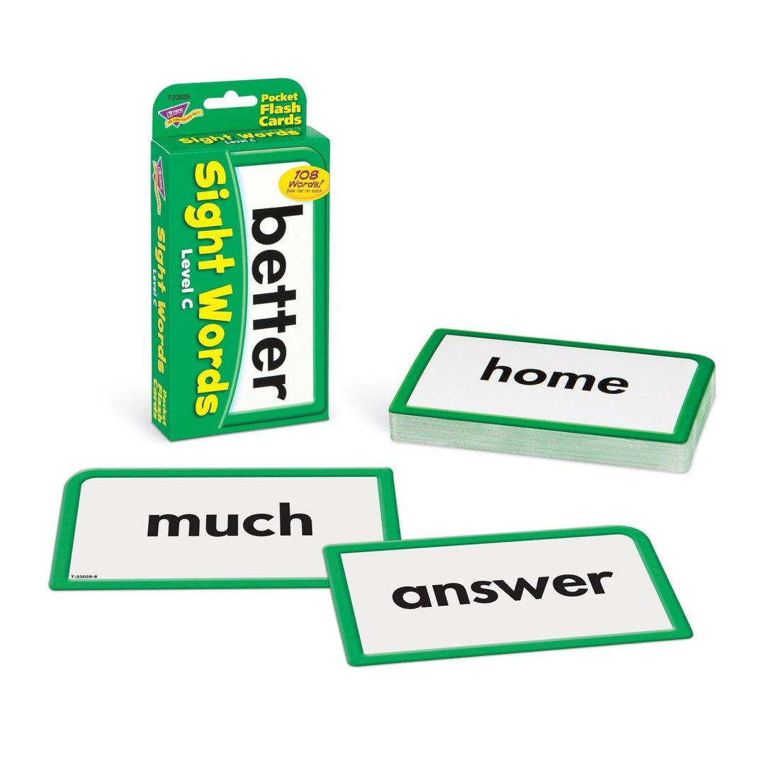 Sight Words – Level C Pocket Flash Cards-Flashcards-Tools 4 Teaching-Classroom Decor and More