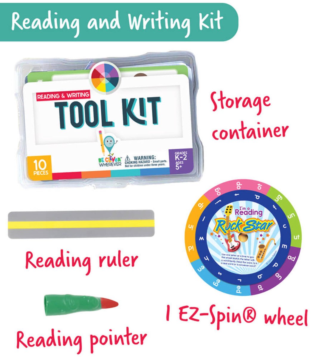 *Reading & Writing Tool Kit Manipulative Grade K-2 Language Arts K–2-Subjects - Reading-Tools 4 Teaching-Classroom Decor and More