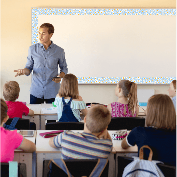 Daisies Straight Border Trim-Borders-Tools 4 Teaching-Classroom Decor and More
