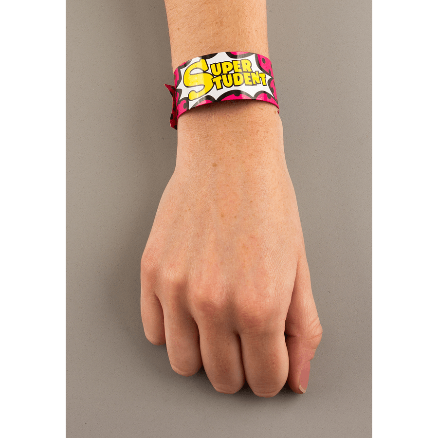 Superhero Super Student Slap Bracelets-Awards-Tools 4 Teaching-Classroom Decor and More