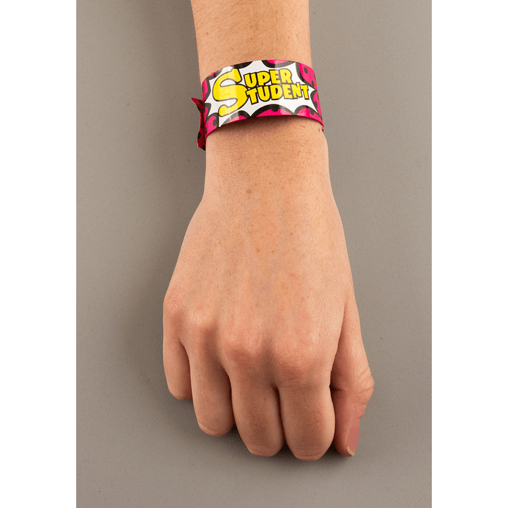 Superhero Super Student Slap Bracelets-Awards-Tools 4 Teaching-Classroom Decor and More