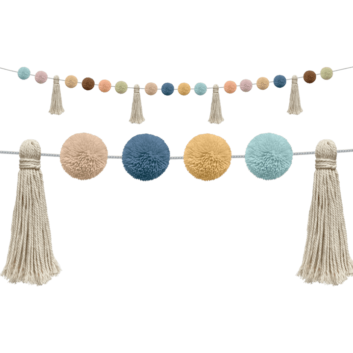 Everyone is Welcome Pom-Poms and Tassels Garland-Garland-Tools 4 Teaching-Classroom Decor and More
