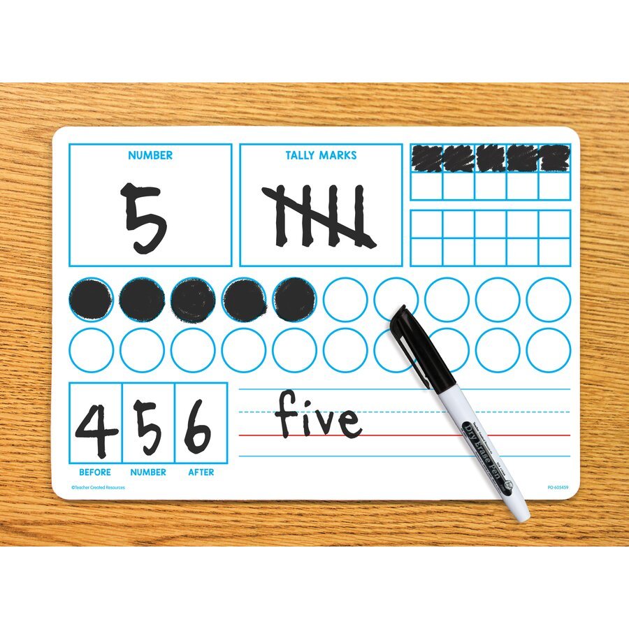 Double-Sided Learning Numbers 1–20 Dry-Erase Boards-Numbers, Counting & Sorting-Tools 4 Teaching-Classroom Decor and More