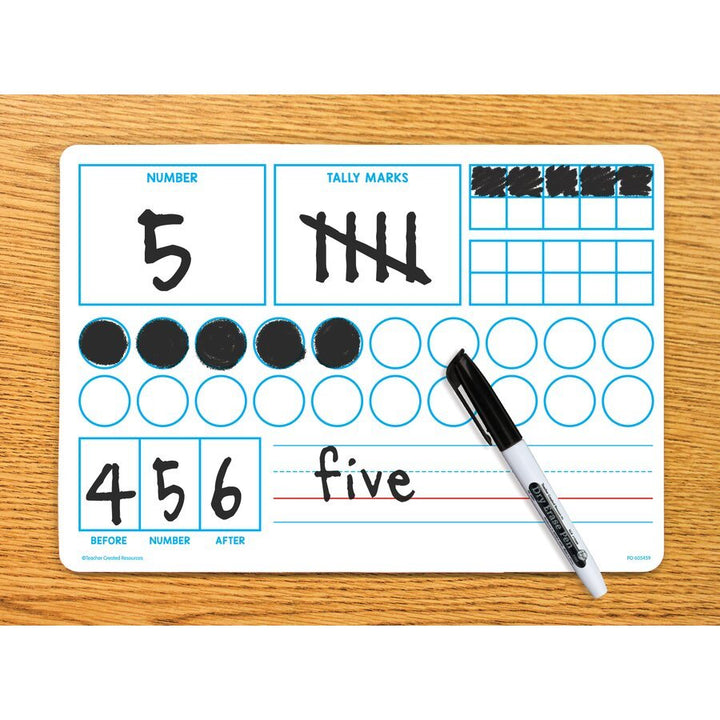 Double-Sided Learning Numbers 1–20 Dry-Erase Boards-Numbers, Counting & Sorting-Tools 4 Teaching-Classroom Decor and More