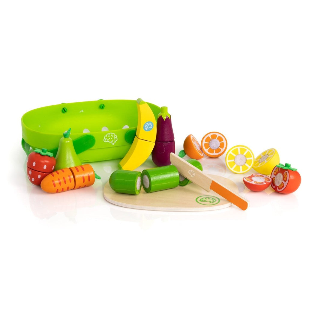 Pretendables Fruit & Veggie Basket-Play Food-Tools 4 Teaching-Classroom Decor and More