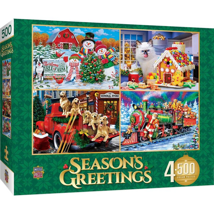 Seasons Greetings 4 pack Puzzles - Tools 4 Teaching