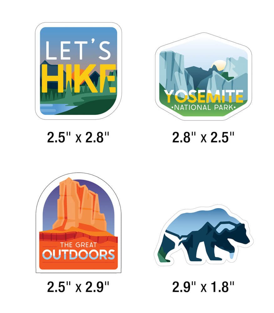 Adventure Vinyl Sticker Pack-Stickers-Tools 4 Teaching-Classroom Decor and More